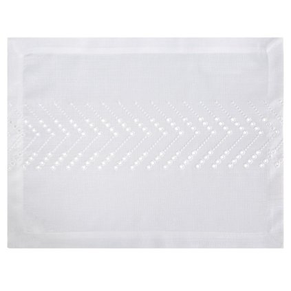 SADA 4KS PROSTÍRÁNÍ NA STŮL INES7 32X45 CM SVĚTLEKRÉMOVÝ