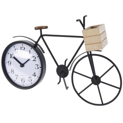 Stolní hodiny Bicycle, černá