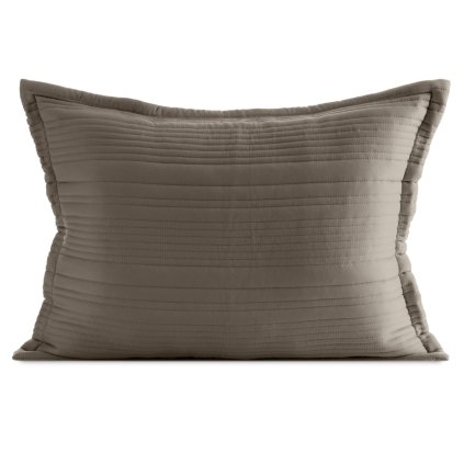 DEKORAČNÍ POVLAK NA POLŠTÁŘ TARA 70X50 CM TMAVĚBÉŽOVÁ