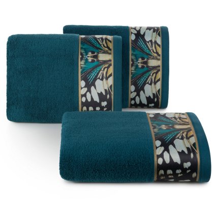 FROTÉ RUČNÍK EVA MINGE15 SADA 3 KS 70X140 CM TMAVĚTYRKYSOVÁ