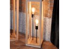 Drevené stojacie lampy