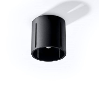 Stropné svietidlo Inez, 1x čierne kovové tienidlo