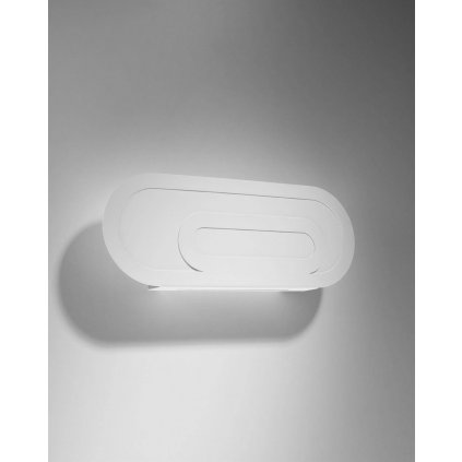 Nástenné svietidlo Saccon, 1x plastové/biele kovové tienidlo