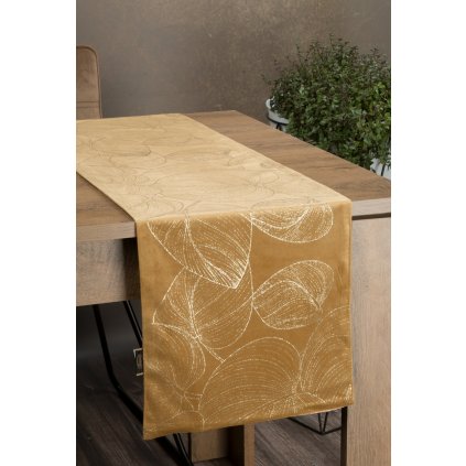 OBRUS BLINK 16 35X220 CM MEDOVÝ