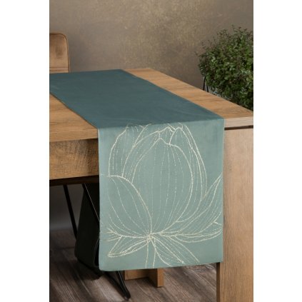 OBRUS BLINK 12 35X140 CM MÄTOVÝ