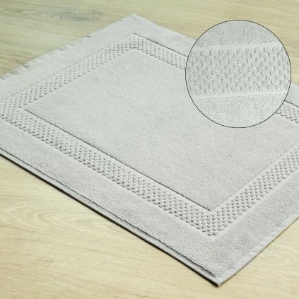 PREDLOŽKA DO KÚPEĽNE CALEB2 50X70 CM STRIEBORNÁ