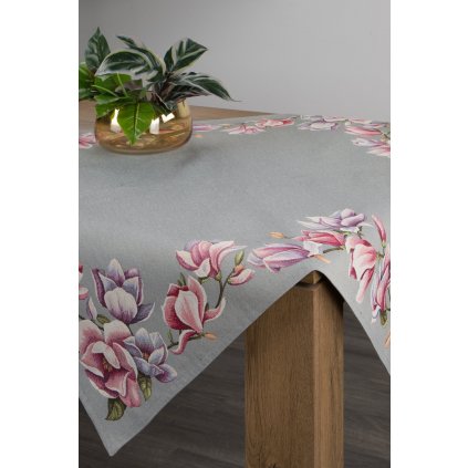 OBRUS POP 100X100 SIVÝ