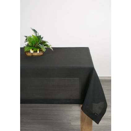 OBRUS STELLA 1 145X260 CM ČIERNY