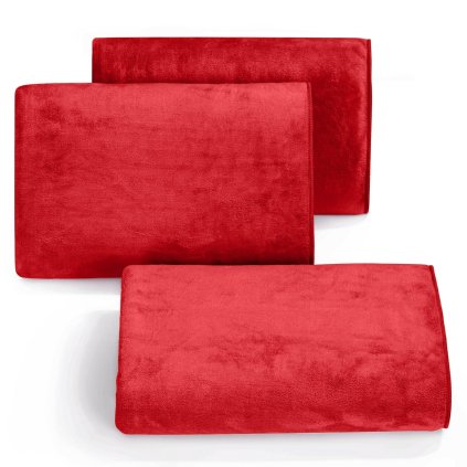 RÝCHLOSCHNÚCI UTERÁK Z MIKROVLÁKNA AMY4 SADA 6KS 50X90 CM ČERVENÁ