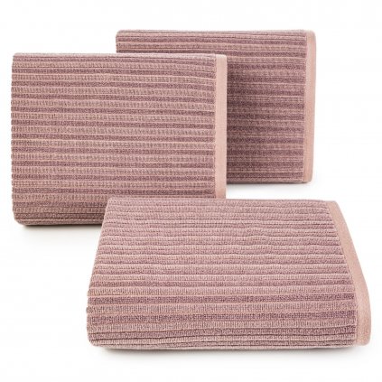BAVLNENÝ UTERÁK TERRA COLLECTION AVINION1 SADA 6KS 50X90 CM STARORUŽOVÁ