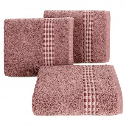 BAVLNENÝ UTERÁK RIVA SADA 6KS 50X90 CM STARORUŽOVÁ