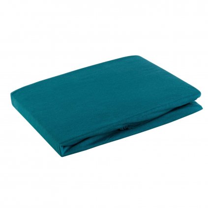 JERSEY PRESTIERADLO 90X200 CM, VÝŠKA 25 CM TYRKYSOVÉ