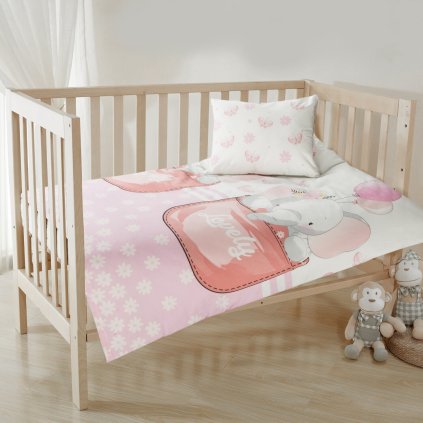 DETSKÉ BAVLNENÉ OBLIEČKY KID 100X135 CM, 1KS 40X50 CM VZOROVANÉ