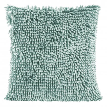 SADA CHLPATÝCH DEKORAČNÝCH OBLIEČOK NA VANKÚŠ 2KS SHAGGY2 40X40 CM MÄTOVÁ
