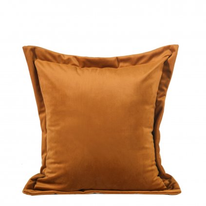 SADA DEKORAČNÝCH OBLIEČOK NA VANKÚŠ 2KS RIA 45X45 CM TEHLOVÁ