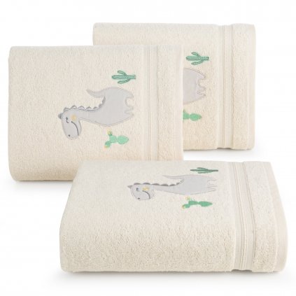 DETSKÝ FROTÉ UTERÁK BABY40 SADA 6KS 50X90 CM KRÉMOVÁ