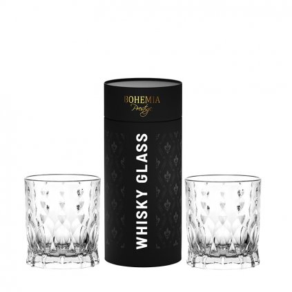BOHEMIA PRESTIGE CONTE POHÁR NA WHISKY V TUBE 320ML SADA 2KS