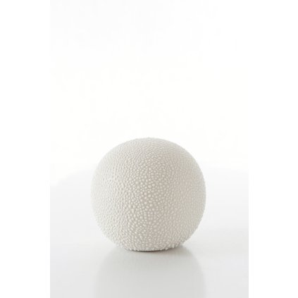 DEKORAČNÁ GUĽA RISO SADA 2KS 8X7 CM KRÉMOVÁ