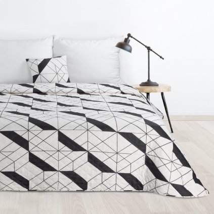 PREHOZ NA POSTEĽ GEO 01 200X220 CM VZOROVANÝ