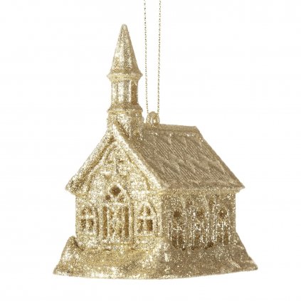 VIANOČNÁ DEKORÁCIA GOLD SADA 6KS 8X10 CM ZLATÁ