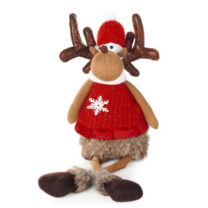 VIANOČNÁ FIGÚRKA REINDEER 59 CM VIACFAREBNÁ