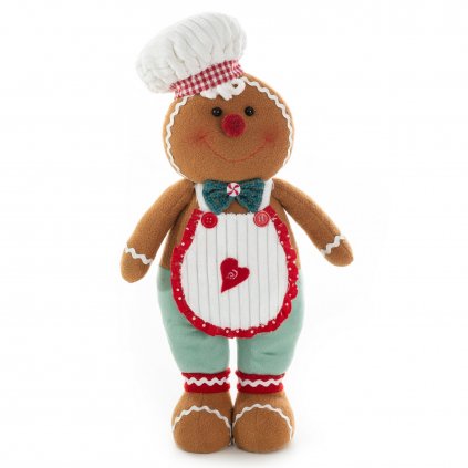 VIANOČNÁ DEKORAČNÁ FIGÚRKA GINGERBREAD 57CM VIACFAREBNÁ