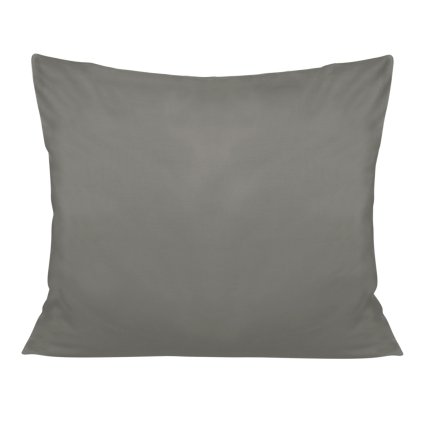 SATÉNOVÁ OBLIEČKA NA VANKÚŠ 50X70CM TMAVOSIVÁ