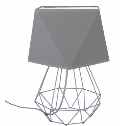 Stolová lampa DIAMOND 1, 1x textilné tienidlo (výber z 12 farieb), (výber z 3 farieb konštrukcie)