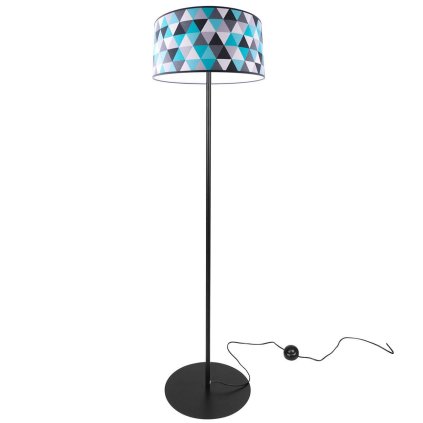 Stojacia lampa Garo, 1x textilné tienidlo so vzorom (výber z 3 farieb), (výber z 3 farieb konštrukcie), o