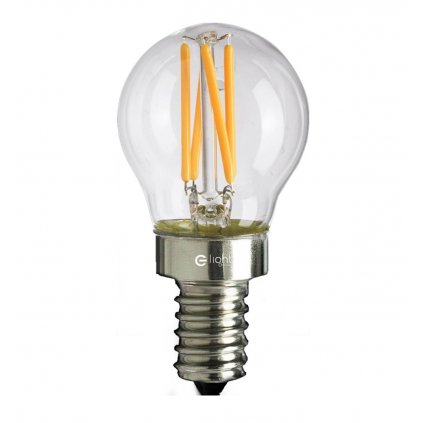 Dekoračná LED žiarovka e14 teplá 2700k 4w 400 lm