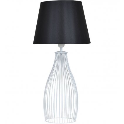 Stolná lampa Milano, 1x textilné tienidlo (výber zo 6 farieb), (výber z 2 tvarov), (výber z 3 farieb konštrukcie)