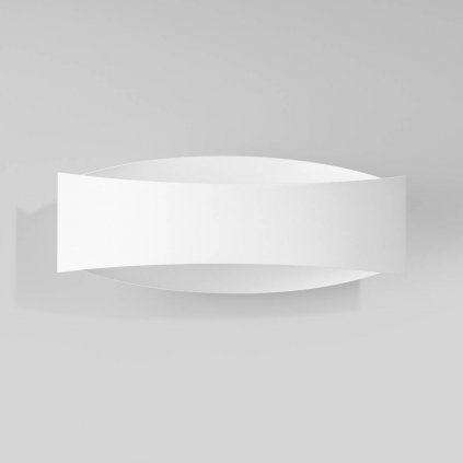 Nástenné svietidlo Toni, 1x biele kovové tienidlo