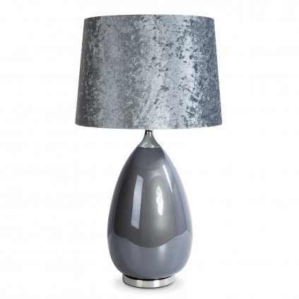 Stolná lampa Moly 38x31x79 cm sivá