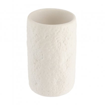 Kúpeľňový pohár Ballart Stone, biela, 350 ml