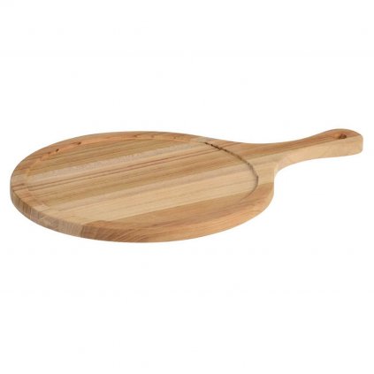 Doska na krájanie Teak, teakové drevo, (FI) 37 cm