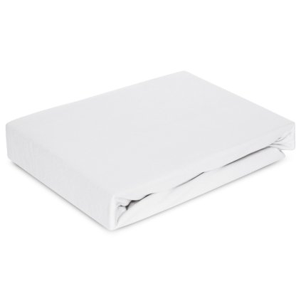 JERSEY PRESTIERADLO JERS4 140X200 CM, VÝŠKA 30 CM BIELE