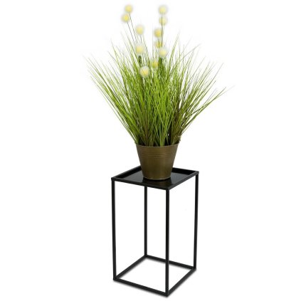 STOJAN NA KVETINÁČ SIMPLE 40X24X24 CM ČIERNA