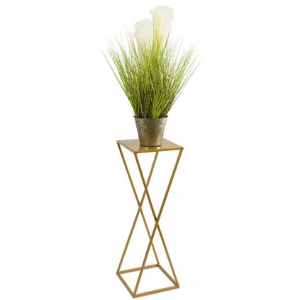 STOJAN NA KVETINÁČ LOFT5 70X24X24 CM ZLATÁ