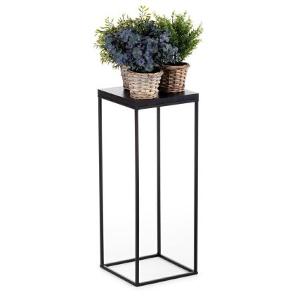 STOJAN NA KVETINÁČ BASICLOFT 60X24X24 CM ČIERNA