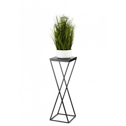 STOJAN NA KVETINÁČ LOFT6 70X24X24 CM ČIERNA