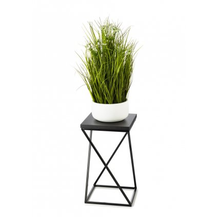 STOJAN NA KVETINÁČ LOFT7 40X24X24 CM ČIERNA
