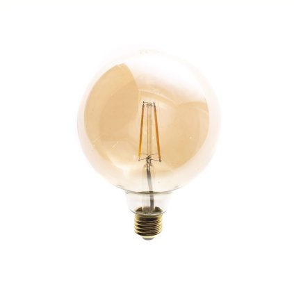 Dekoračná LED žiarovka E27 teplá 2700k 6w 700 lm jantárová