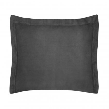 SATÉNOVÁ OBLIEČKA NA VANKÚŠ NOVA COLOUR 50X70 CM ČIERNA