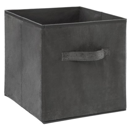 3560238663332 pojemnik tekstylny 31x31 cm grey welur