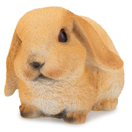 Záhradná figúrka z polyresinu Bunny, 16 cm, hnedá