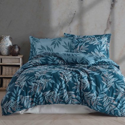 SATÉNOVÉ OBLIEČKY LUXURY PREMIUM IRENE 200X220 CM, 2KS 70X80 CM LISTY