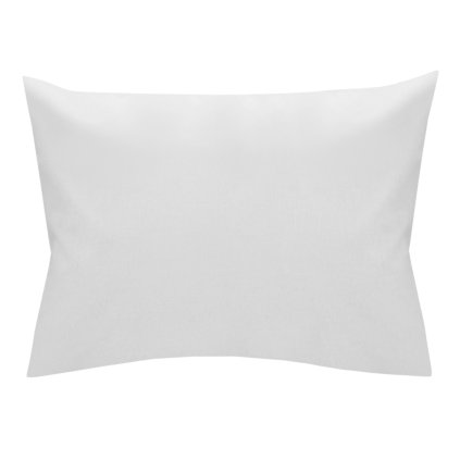 BAVLNENÁ OBLIEČKA NA VANKÚŠ SMOOTH 70X80 CM BIELA