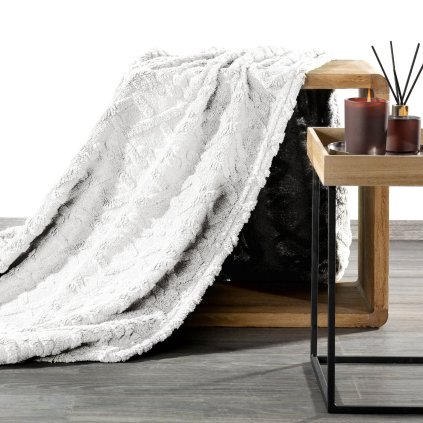 DEKA BRAID 200X220 CM BIELA