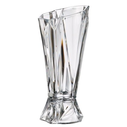 KRIŠTÁĽOVÁ VÁZA BOHEMIA ENIGMA NA NOHE 380MM