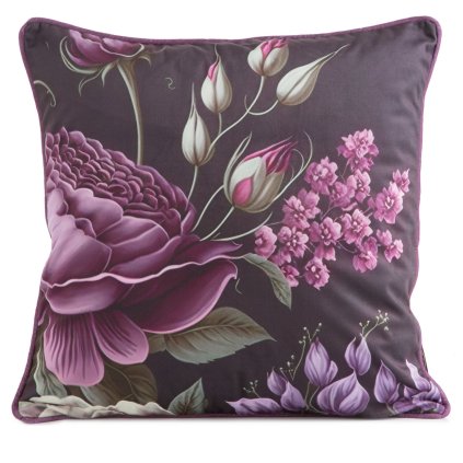 DEKORAČNÁ OBLIEČKA NA VANKÚŠ VELVET 120 45X45 CM KVETY
